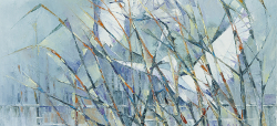 Egret Study II | 2016 | Oil on Canvas | 46 x 64 cm